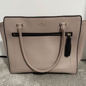 Kate Spade Taupe Leather Tote